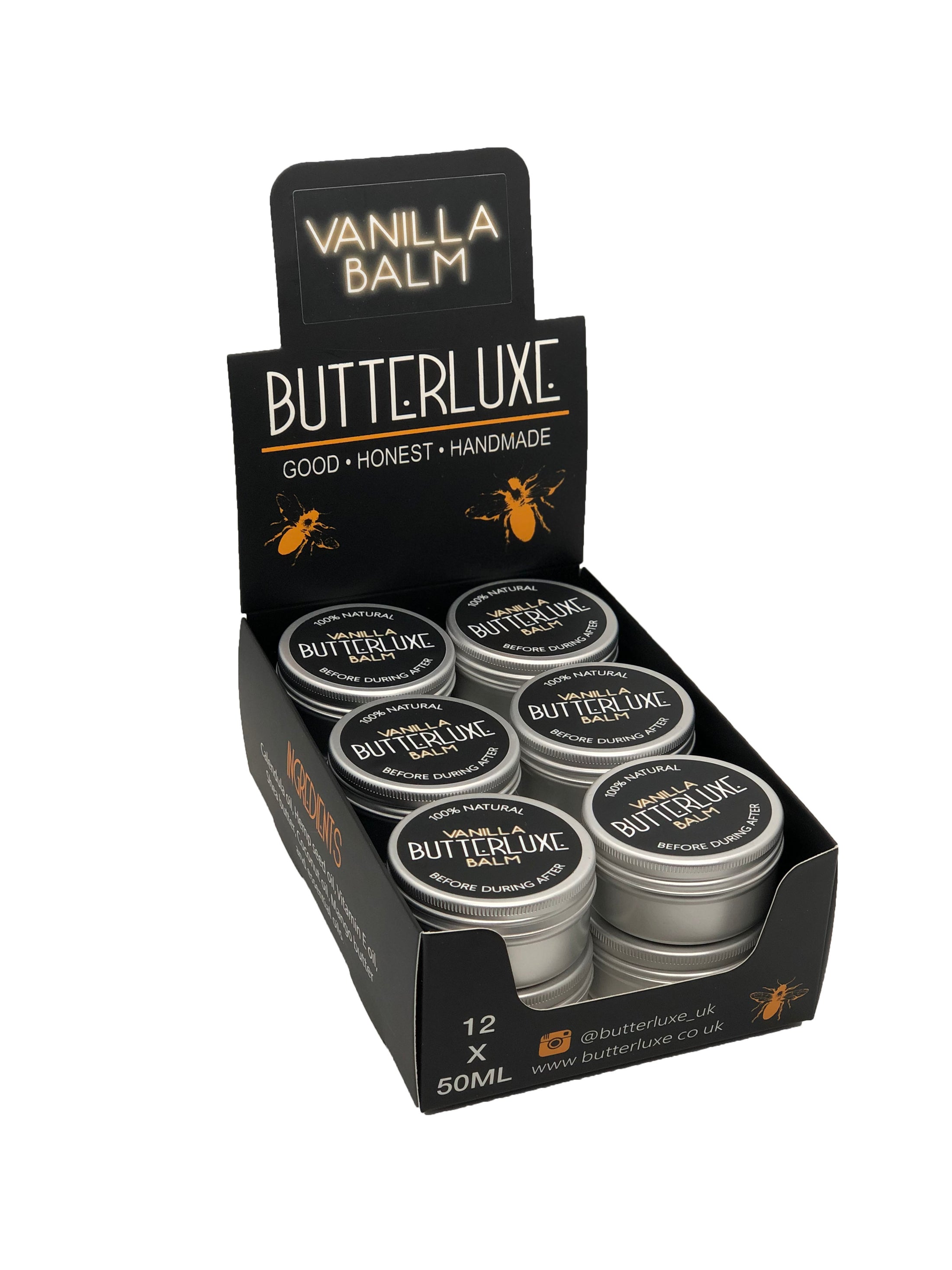 Butterluxe Balm - Strawberries & Cream 50ml  Magnum Tattoo Supplies –  magnumtattoosupplies